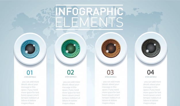 Yeux Couleur Infographique