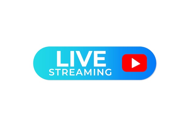 Youtube Live Streaming Et Conception D'icônes.