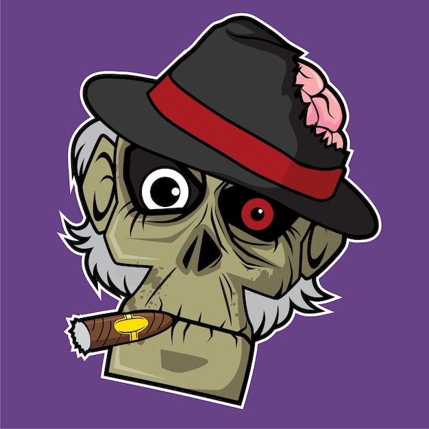 Zombie Head - Mafia Boss