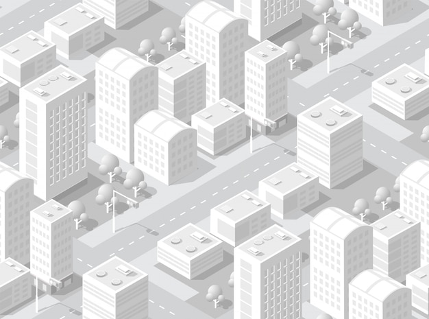 Zone isométrique urbaine