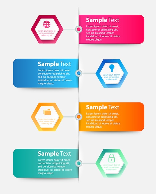 Zone De Texte, Bannière Infographique