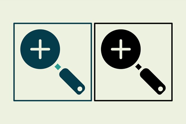 Zoom In icon icon related to UI elements suitable for web site app user interfaceselement printable etc solid icon style simple vector design editable