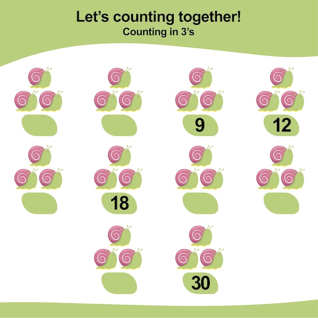 193 counting in 3's