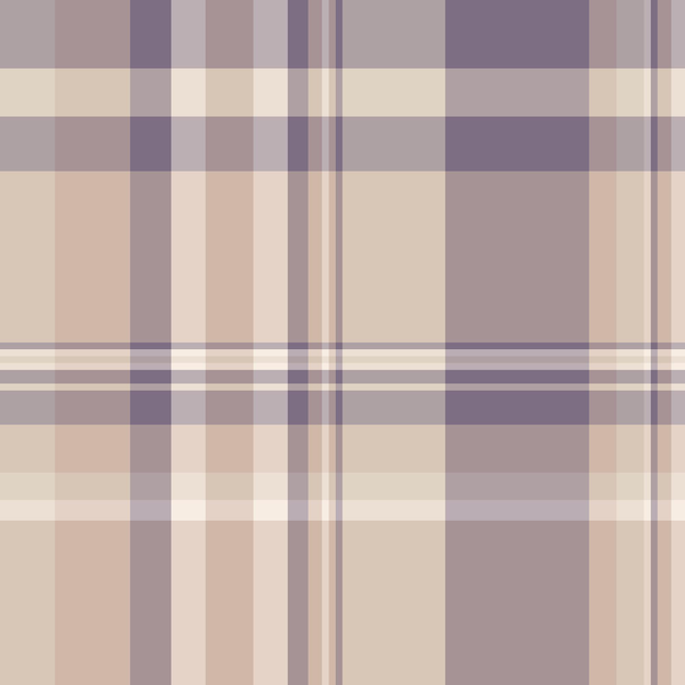 1970s check fabric plaid quilted texture tartan background Thanksgiving vector textile seamless pattern in light and pastel colors