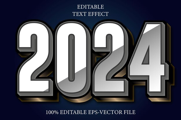2024 Editable 3D Modern Style