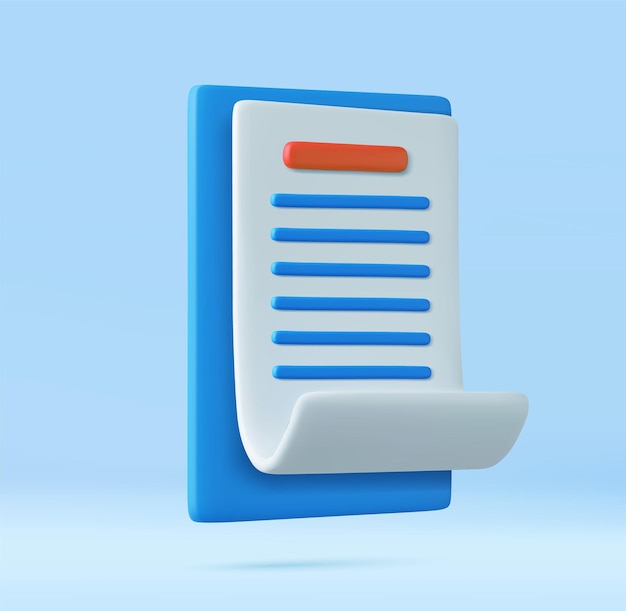 3d clipboard task management todo check list efficient work on project plan concept assignment and exam 3D Rendering Vector illustration