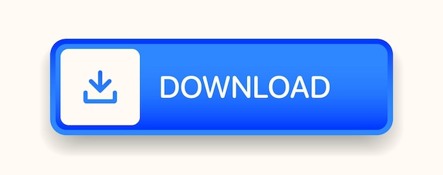 3D download button icon Upload icon Down arrow bottom side symbol Click here button Save cloud i