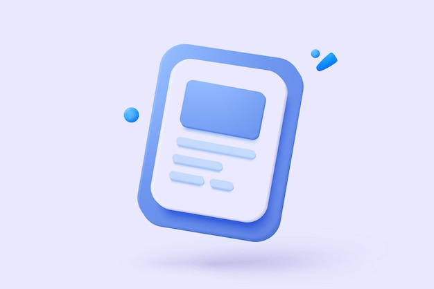 3d icon file task management todo check list assignment and exam paperwork work on organization progress feedback administration survey 3d clipboard tick check icon vector render illustration