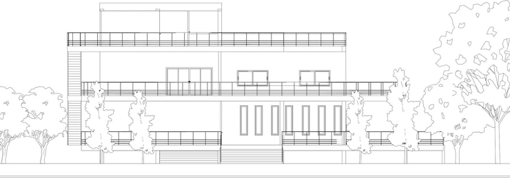 Vector 3d illustration of building project