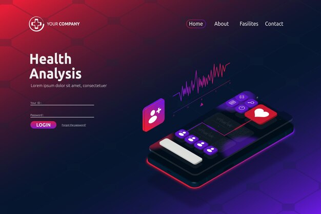 3d landing page analysis data