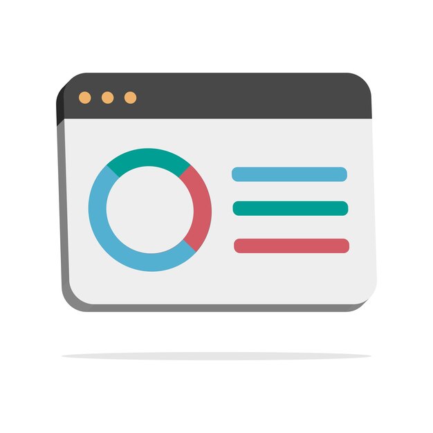 3d marketing statistics concept in minimal cartoon style
