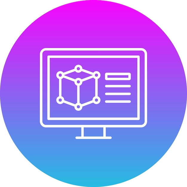 3d modeling icon