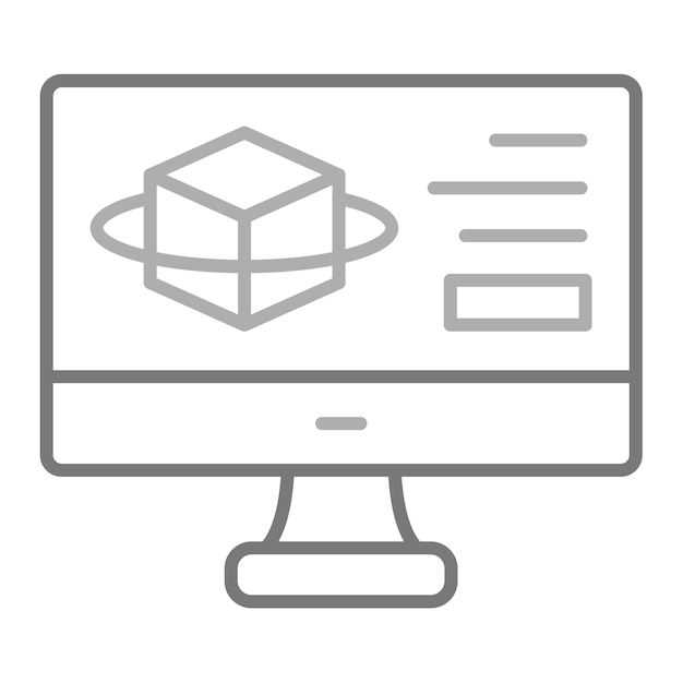 3d Modeling Icon