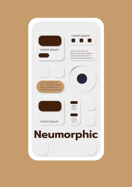 3d neumorphic soft ui design 3d bottons