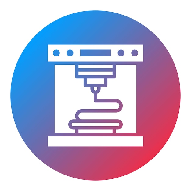 3d printer icon vector image can be used for printing