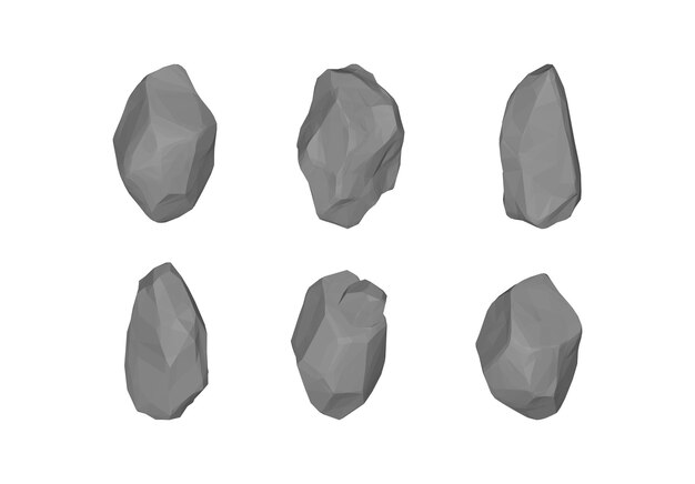 3D Stones Set