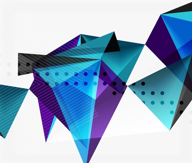 3d triangles geometric vector