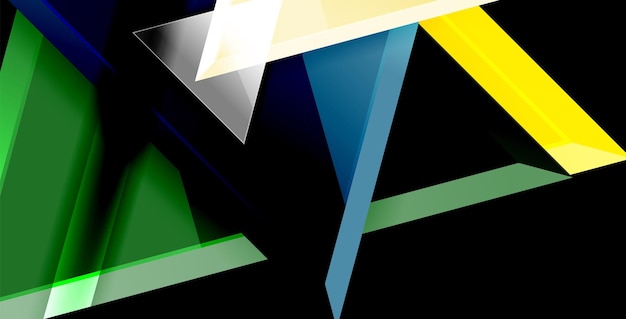 3d triangular vector minimal abstract background design abstract poster geometric design