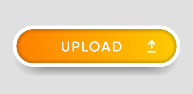 3d upload download button icon upload icon down arrow bottom side symbol click here button save
