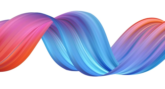 3d Wave Liquid shape color background