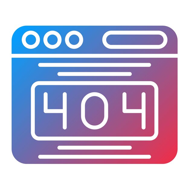 404 error icon vector image can be used for internet marketing