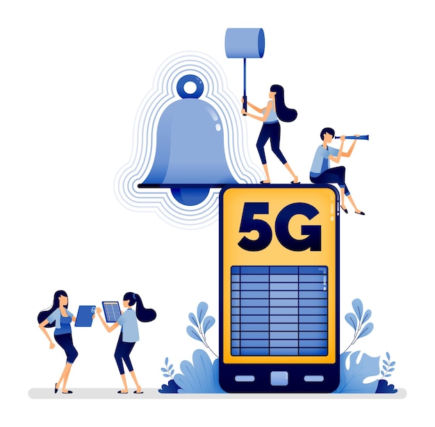 5g internet connected to mobile and daily activities such as alarms and schedule reminders