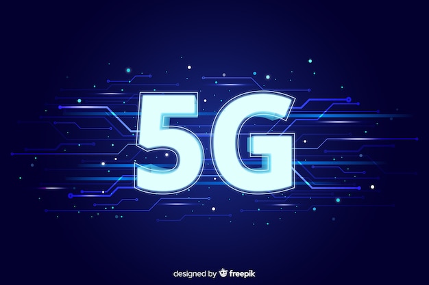 5g network concept background