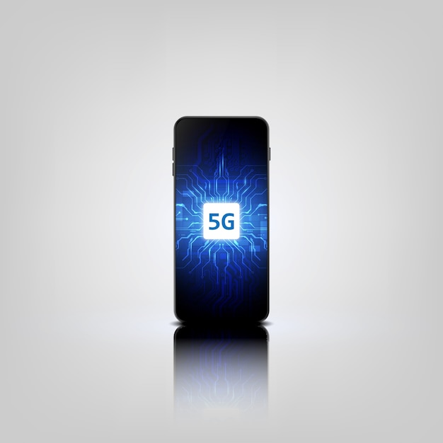 5G new wireless internet wifi connection.