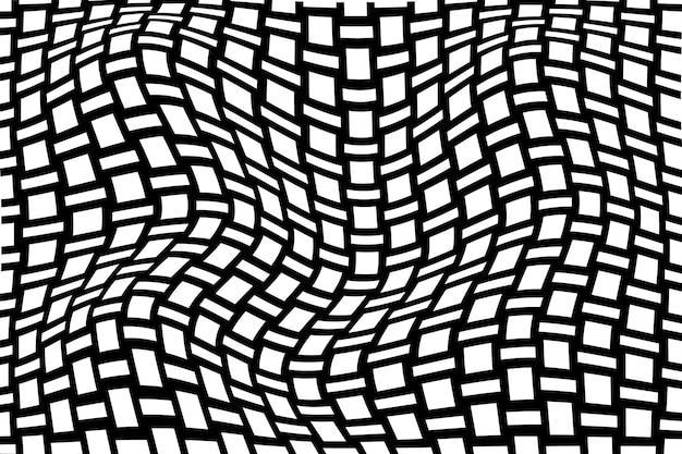 a black and white drawing of a labyrinth with a black and white pattern