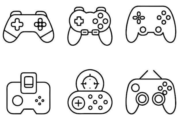 a black and white image of a video game controller