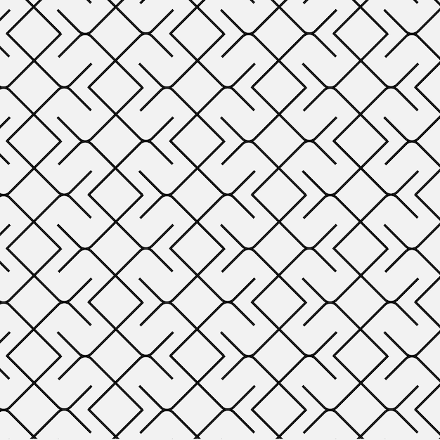 a black and white pattern with a diamond in the middle