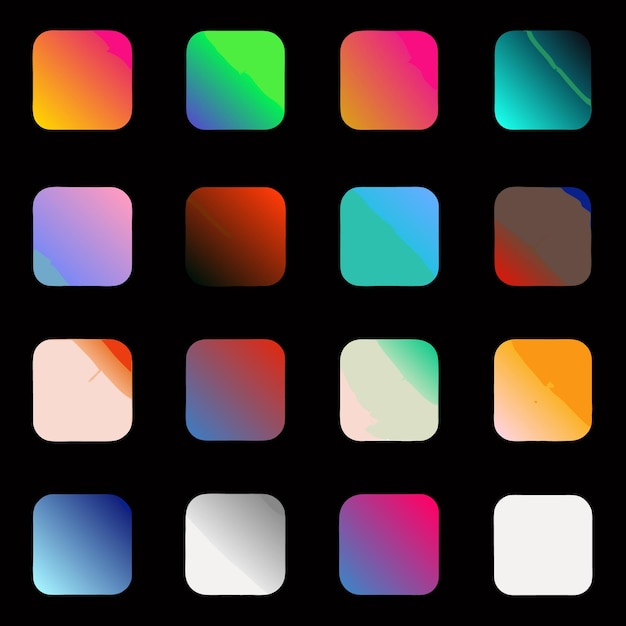 a black background with a rainbow colored rectangle with a square of squares that says rainbow