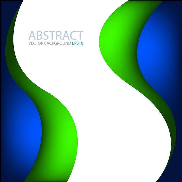 a blue and green background with the words  abstract  on it
