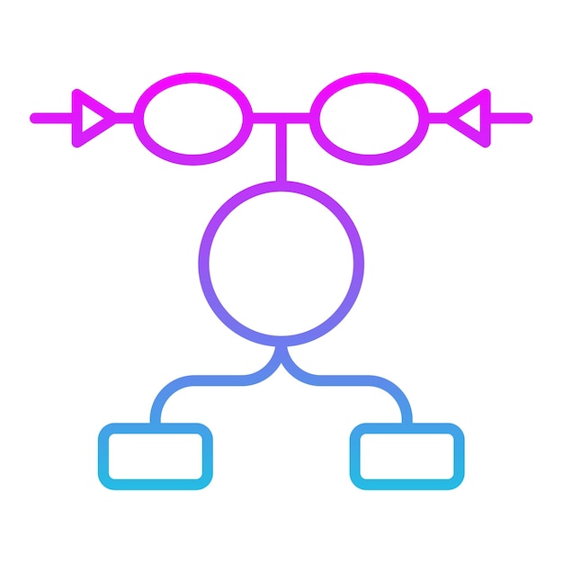 a blue and pink picture of a person with glasses on their head