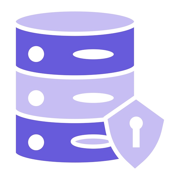 a blue and purple box with a blue and purple logo on it