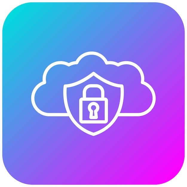 a blue and purple logo with a keyhole and a keyhole