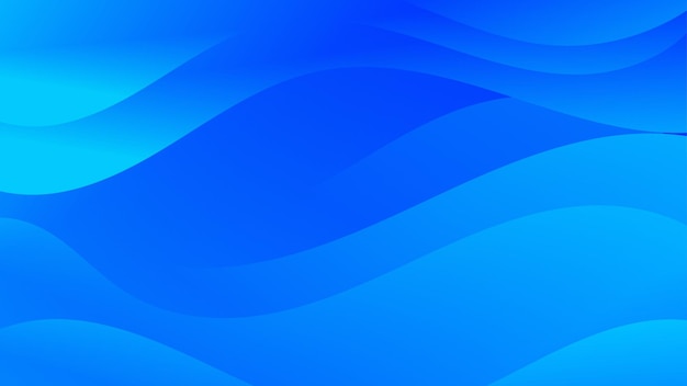 a blue and white abstract image of some wavy lines