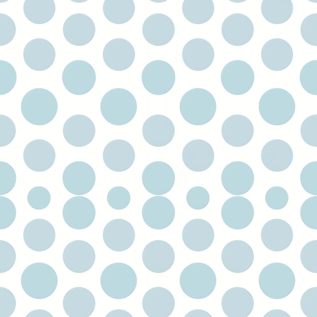 a blue and white background with a pattern of circles