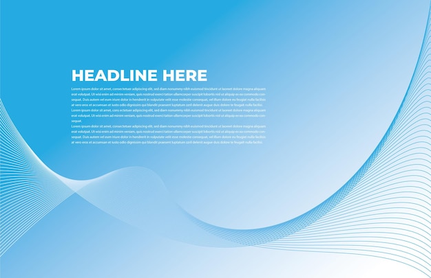 a blue poster with a blue background with a line on it