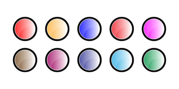 a circle with different colors on it