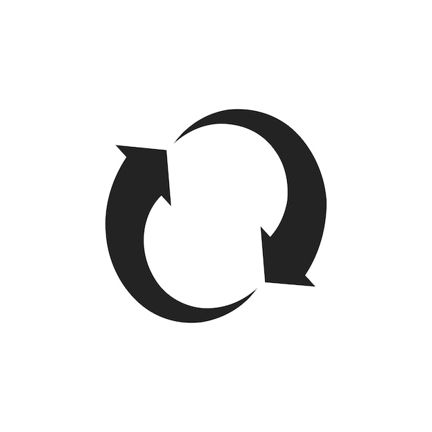 A circular arrow icon used for indicating refreshing and reloading actions in user interfaces
