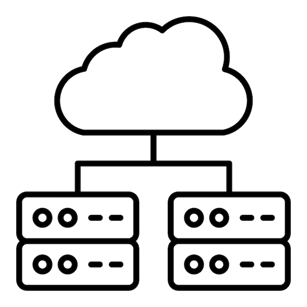 a cloud that is on a white background