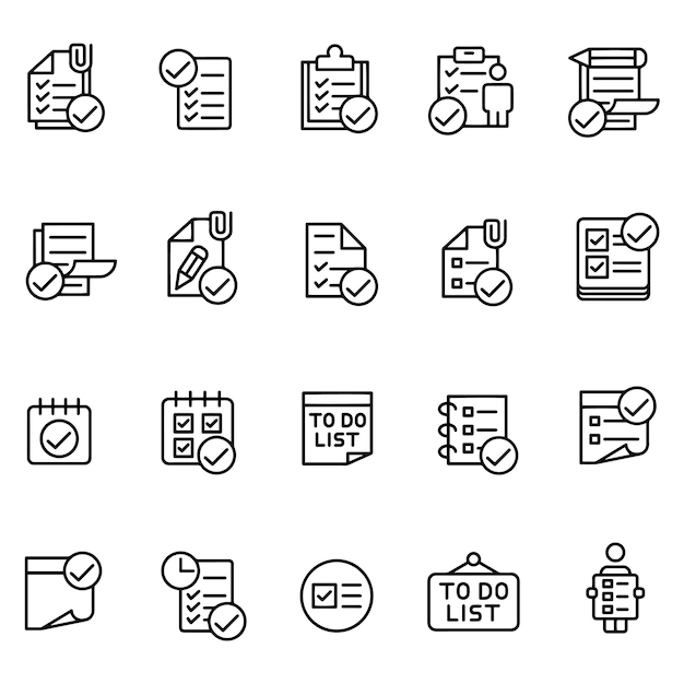 a collection of black and white icons with the word quot best quot on them