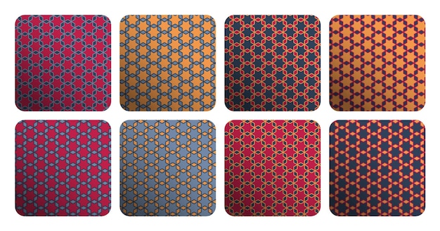 a collection of coasters with the pattern from the movie the shining.