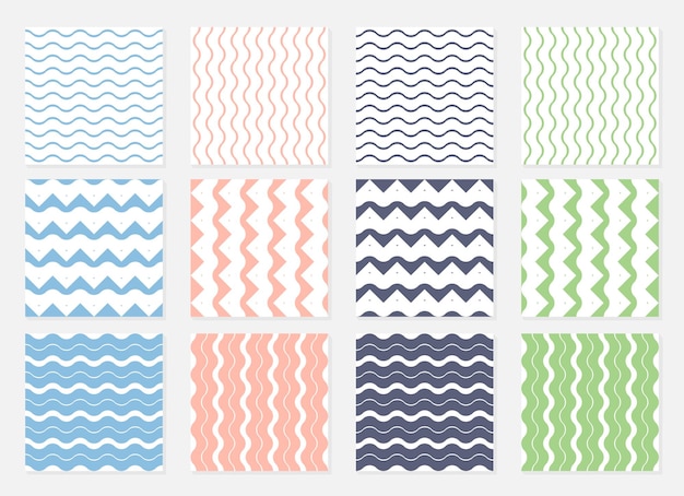 a collection of handmade seamless patterns