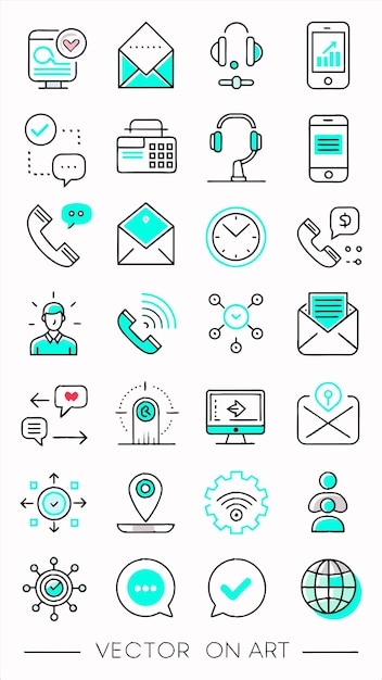 a collection of icons including one that says  personal