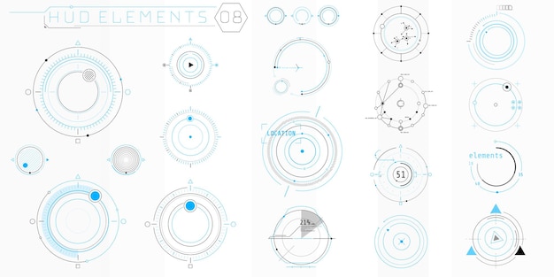 A collection of thin elements for the design of computer and software interfaces.