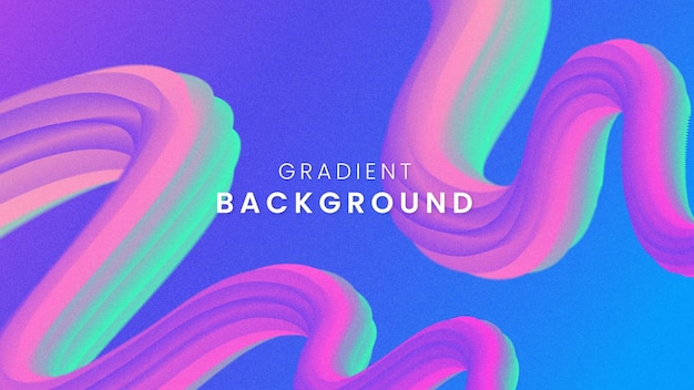 a colorful and swirl 3d gradient background
