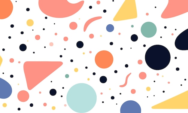 a colorful design with a triangle and a fish on it