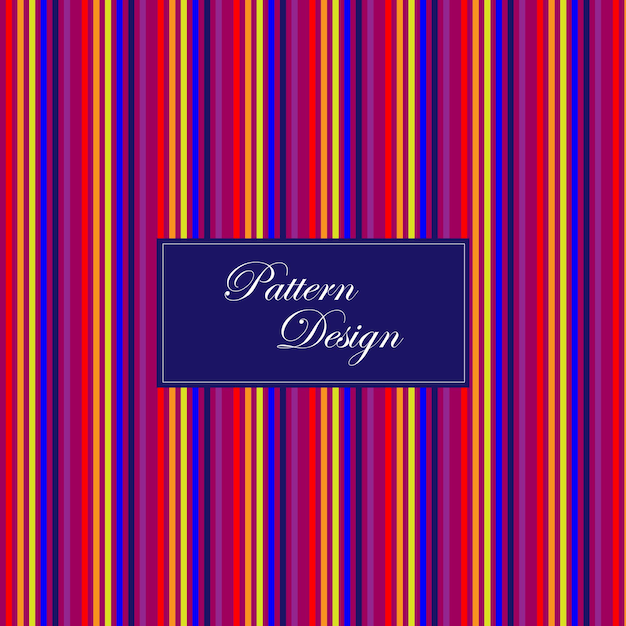 a colorful striped cover with a blue label that says quot pattern quot